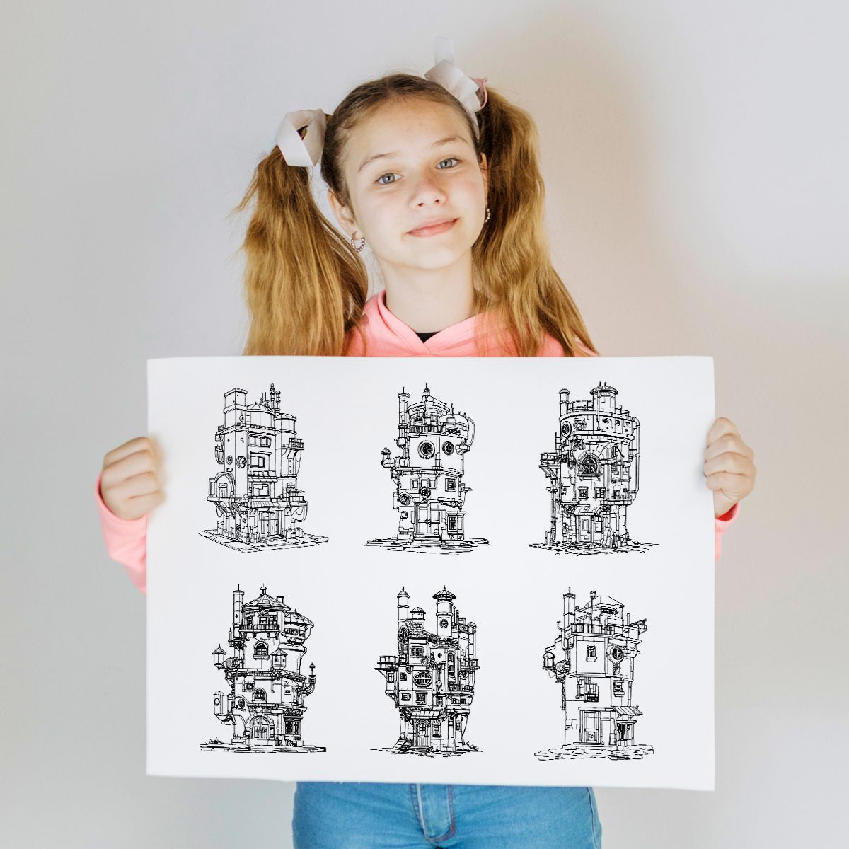 image produit maisons retro-futuristes